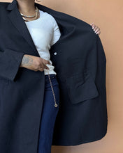 Load image into Gallery viewer, Newly Added: Plain Black Winter Coat