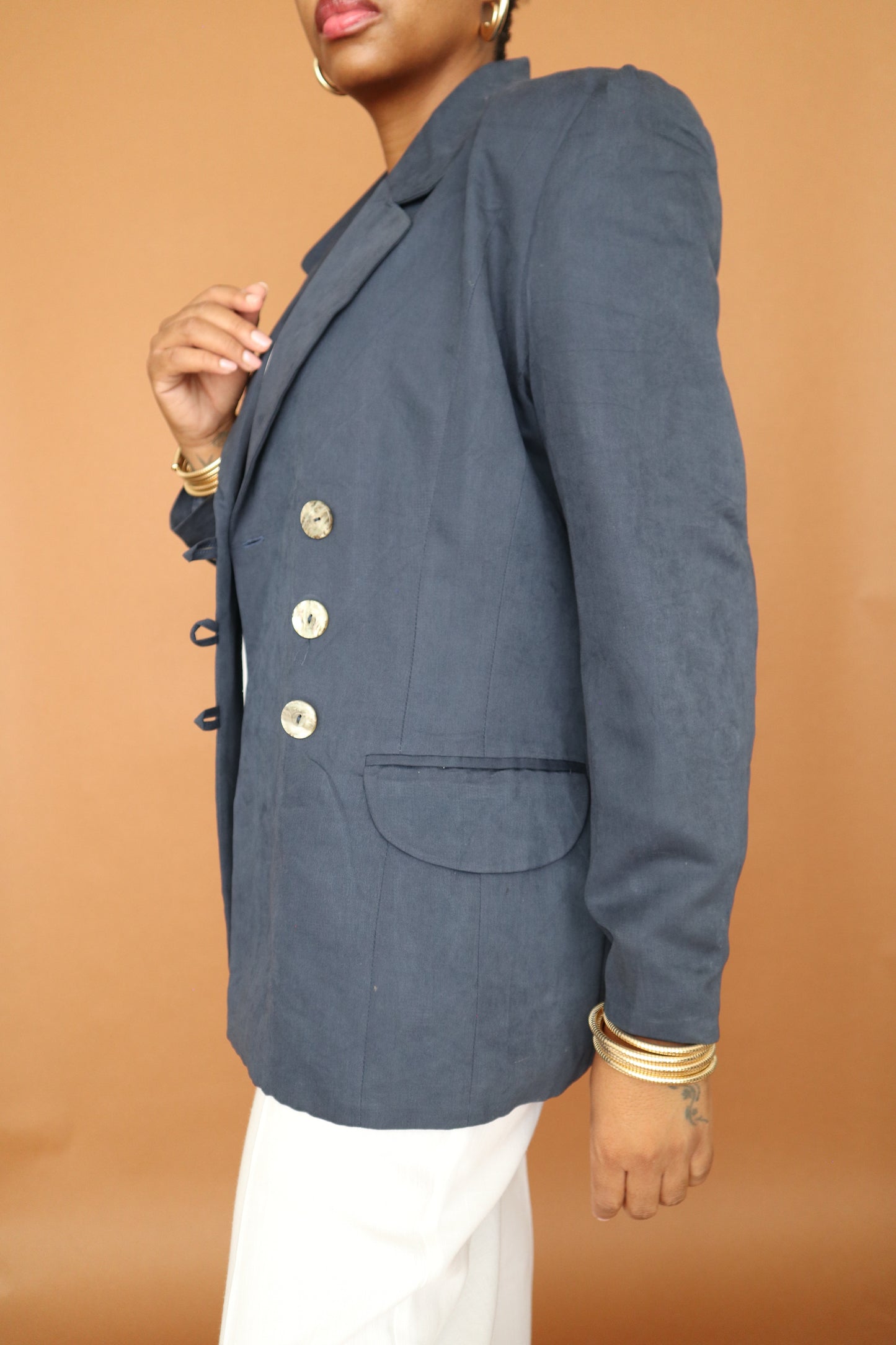 New: Double Breasted Vintage Blazer - Thrift Happens 2