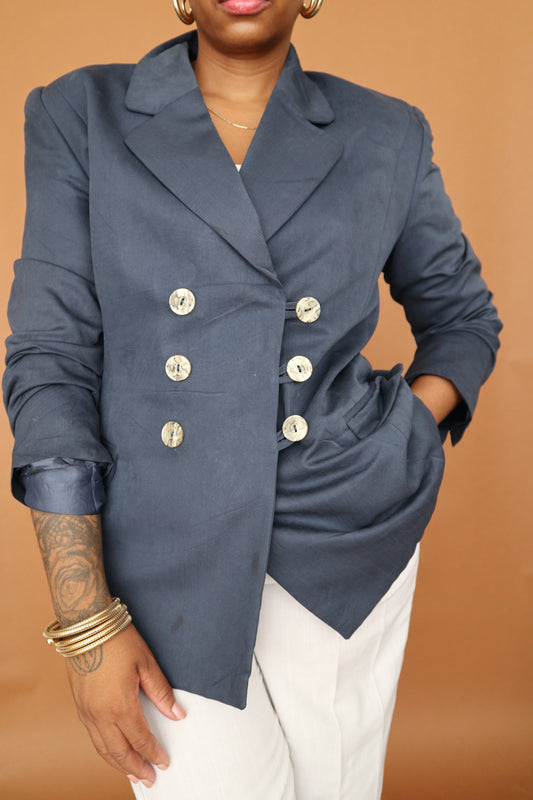 New: Double Breasted Vintage Blazer - Thrift Happens 2