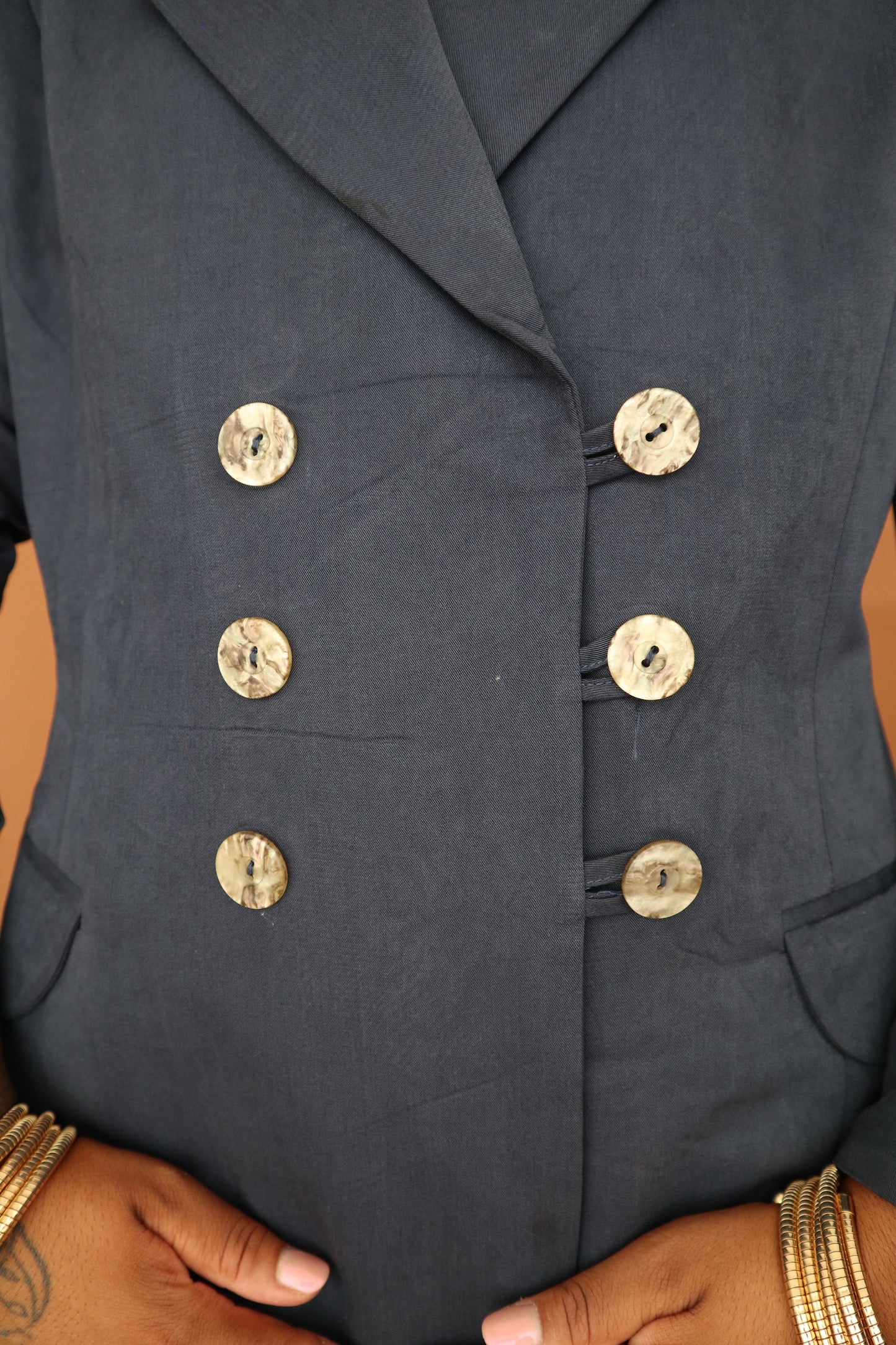 New: Double Breasted Vintage Blazer - Thrift Happens 2