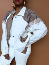 Load image into Gallery viewer, Newly Added: Neutral Colourblock Windbreaker - Thrift Happens 2