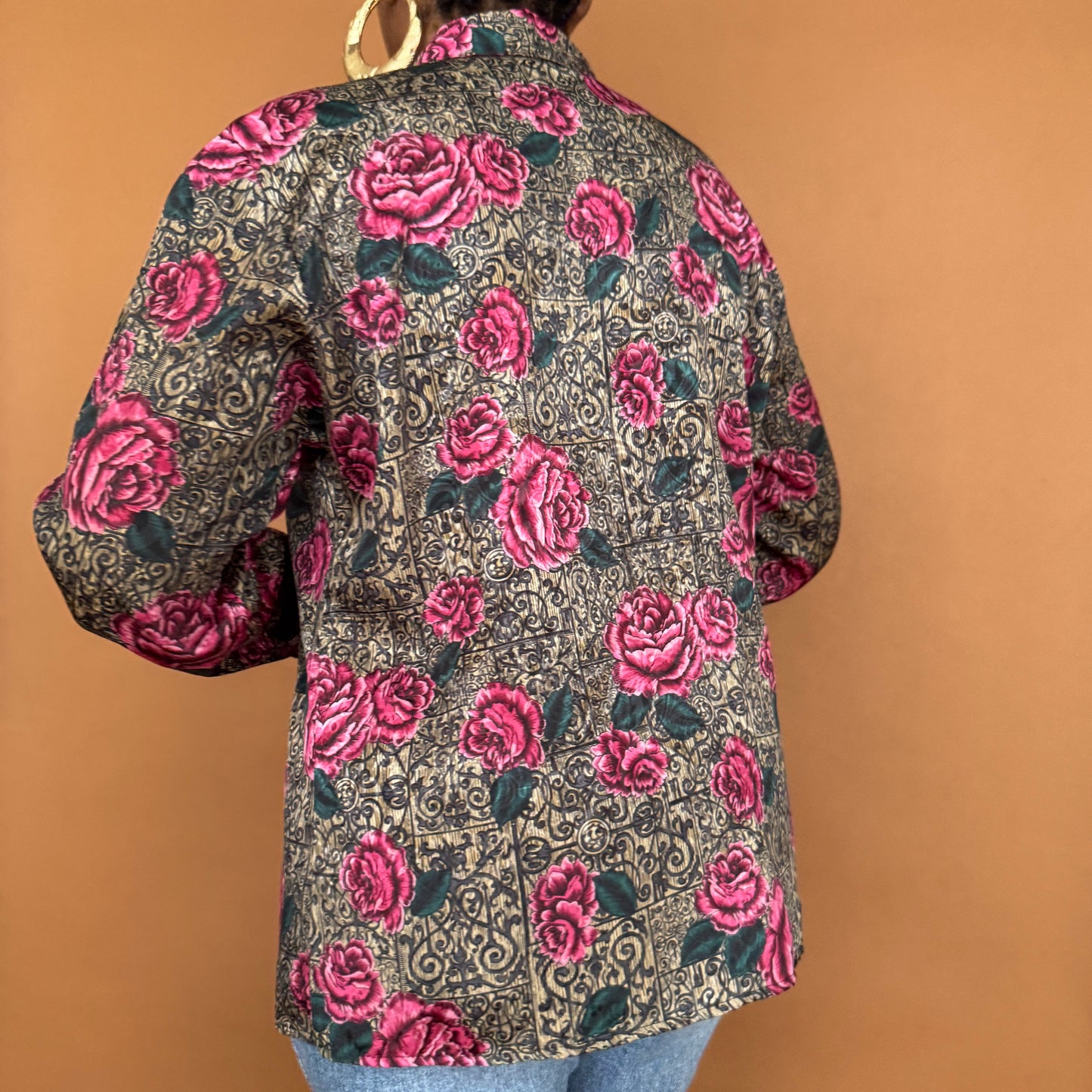 Newly Added: Vintage Silk Floral Shirt