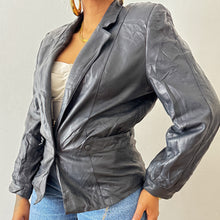 Load image into Gallery viewer, Newly Added: Genuine Leather Blazer