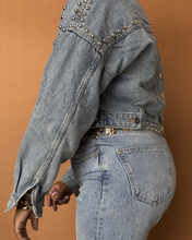 Load image into Gallery viewer, Newly Added: Cropped Denim Jacket
