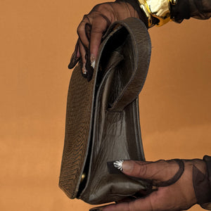Newly Added: Genuine Leather Vintage Woven Tote Bag