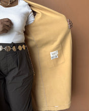 Load image into Gallery viewer, Newly Added: Vintage Egg Yellow Coat