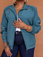 Load image into Gallery viewer, Newly Added: Teal Embroidered Lightweight Jacket