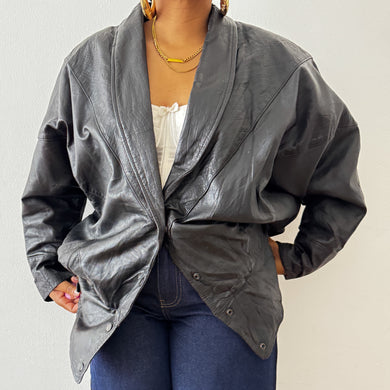 Newly Added: Genuine Leather Batwing Jacket