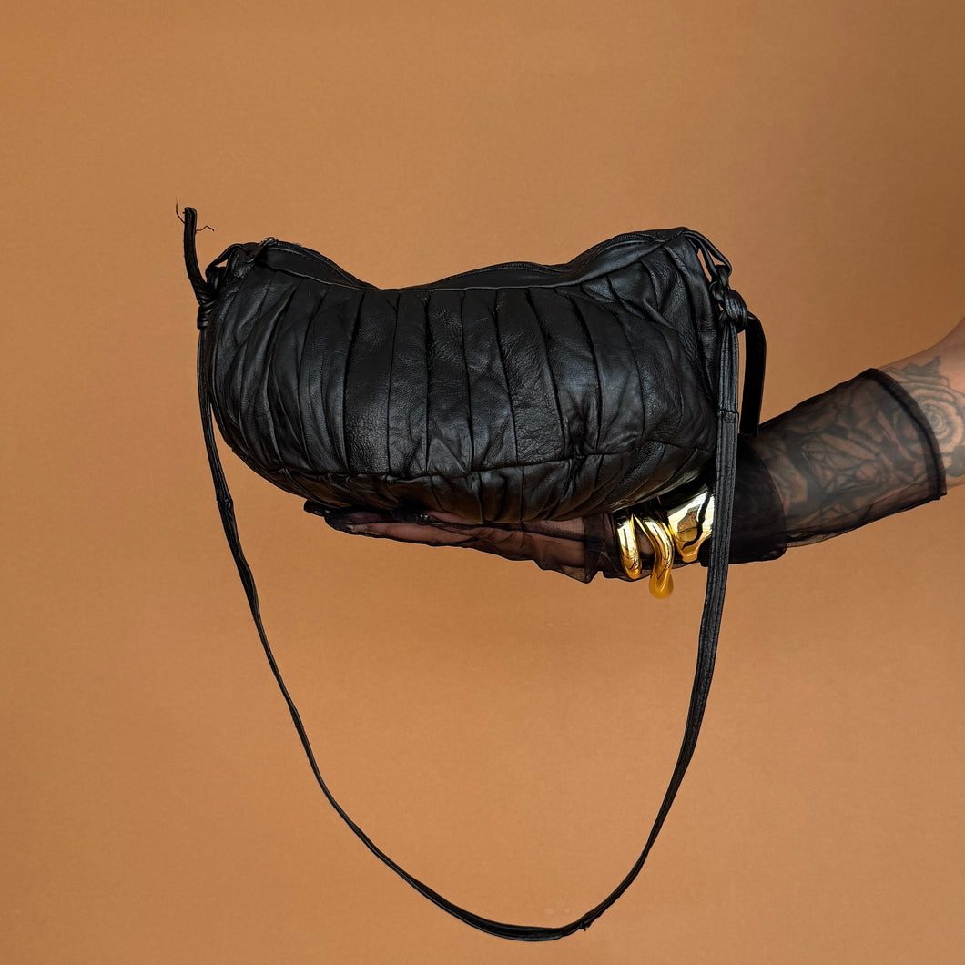 Newly Added: Nappa Vintage Pumpkin Genuine Leather Sling Bag