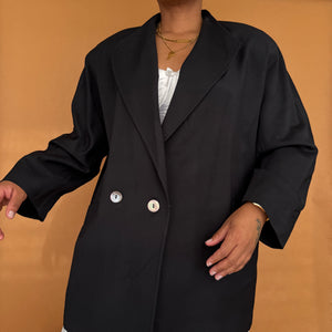 Newly Added: Vintage Basic Double Breasted Blazer