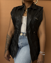 Load image into Gallery viewer, Newly Added: Genuine Leather Half Sleeve Biker Jacket