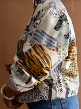 Load image into Gallery viewer, Newly Added: Safari Patchwork Print  Light Windbreaker Jacket