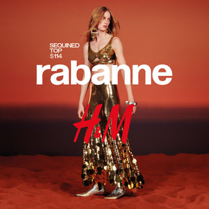 Newly Added: Branded Rabanne x H&M Collab Sequined Crop Top