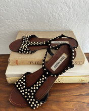 Load image into Gallery viewer, Newly Added: Steve Madden Genuine Suede Studded Sandals