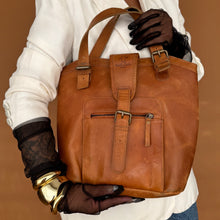 Load image into Gallery viewer, Newly Added: Genuine Leather Tote Bag