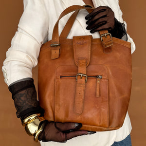 Newly Added: Genuine Leather Tote Bag