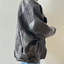 Load image into Gallery viewer, Newly Added: Genuine Leather Batwing Jacket