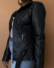 Load image into Gallery viewer, Newly Added: Genuine Leather Biker Jacket
