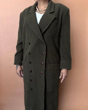 Load image into Gallery viewer, Newly Added: Olive Green Double Breasted Coat