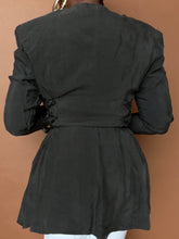 Load image into Gallery viewer, Newly Added: Vintage Structured Peplum Blazer - Thrift Happens 2