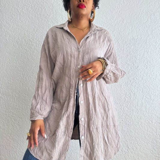 Newly Added: Creased Cotton Summer Shirt