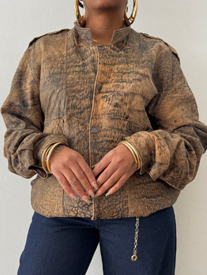 Newly Added: Distressed Soft Genuine Leather Jacket