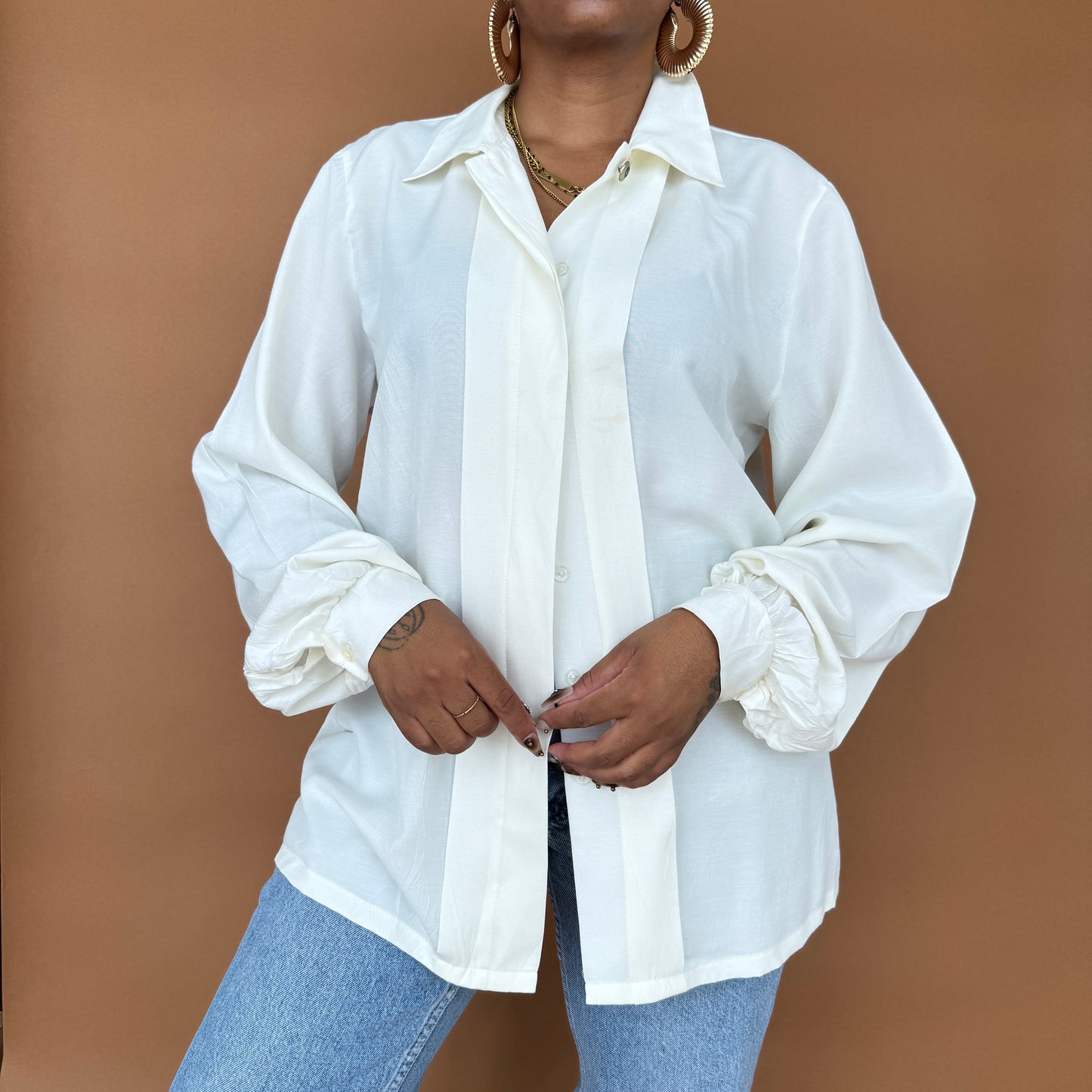 Newly Added: Vintage Basic Elegant Shirt