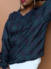 Load image into Gallery viewer, Newly Added: Classic Tartan Pullover Jacket - Thrift Happens 2