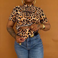 Load image into Gallery viewer, Newly Added: Rabanne x H&amp;M Collab Leopard Print Branded Shirt