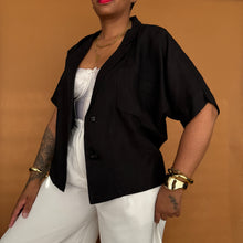 Load image into Gallery viewer, Newly Added: Batwing Linen Shirt Cardigan