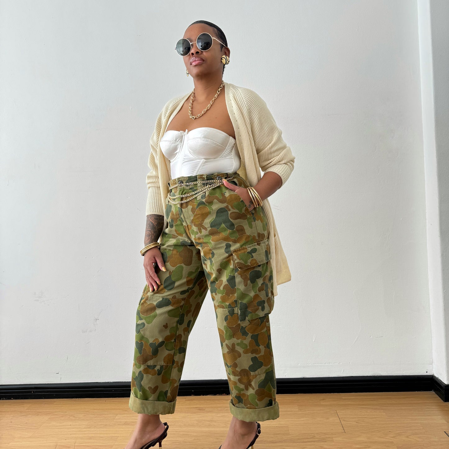 Newly Added: Military Cargo pants - Thrift Happens 2