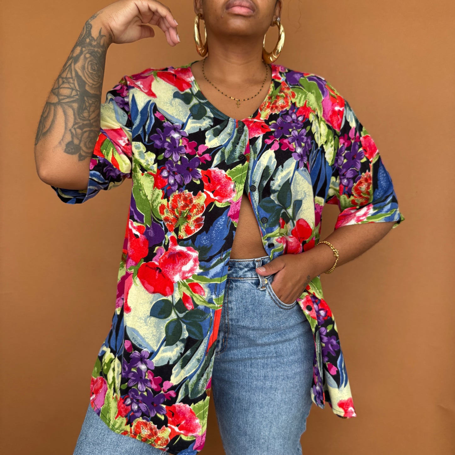 Newly Added: Floral Vintage Shirt