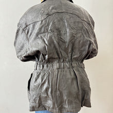 Load image into Gallery viewer, Newly Added: Genuine Leather Half Biker Jacket