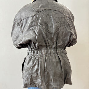 Newly Added: Genuine Leather Half Biker Jacket