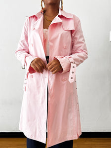 Newly Added: Pink Light Basic Trench Coat