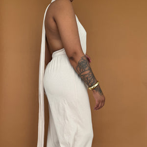 Newly Added: Cider Branded Backless Cotton Jumpsuit
