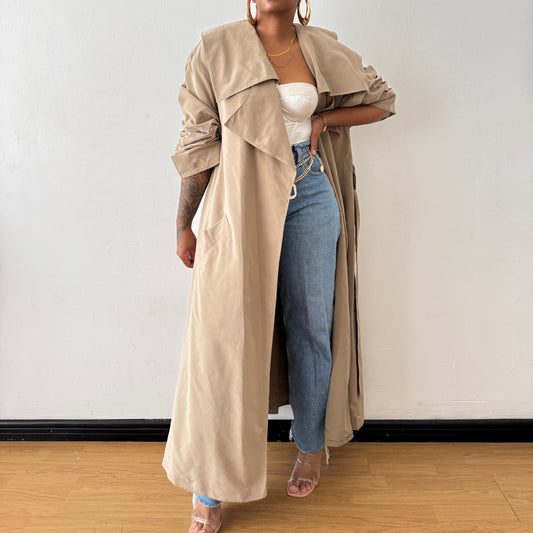 Newly Added: Brand New Watterfall Trench Coat