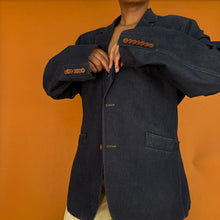Load image into Gallery viewer, Newly Added: Elegant Denim Blazer