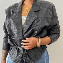 Load image into Gallery viewer, Newly Added: Genuine Leather Patched Jacket
