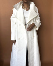 Load image into Gallery viewer, Newly Added: White Elegant Trench Coat