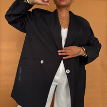 Load image into Gallery viewer, Newly Added: Vintage Basic Double Breasted Blazer