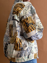 Load image into Gallery viewer, Newly Added: Safari Patchwork Print  Light Windbreaker Jacket