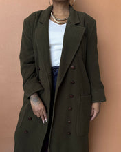 Load image into Gallery viewer, Newly Added: Olive Green Double Breasted Coat