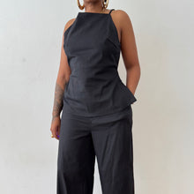 Load image into Gallery viewer, Linen Two Piece Backless Set