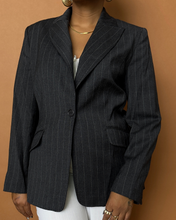 Load image into Gallery viewer, Newly Added: Elegant Pin Striped Blazer - Thrift Happens 2