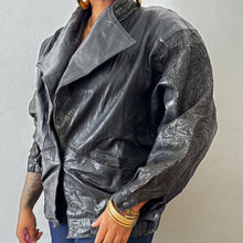 Load image into Gallery viewer, Newly Added: Genuine Leather Batwing Jacket