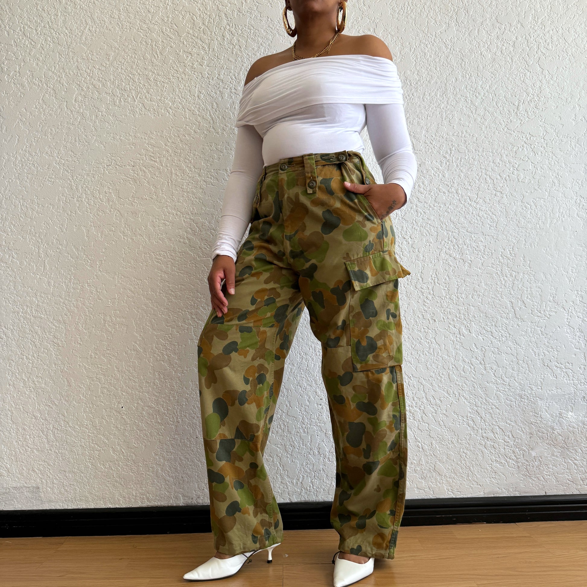 Newly Added: Military Cargo pants - Thrift Happens 2