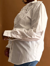 Load image into Gallery viewer, Lace Collar Vintage Shirt - Thrift Happens 2
