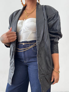 Newly Added: Genuine Leather Batwing Vintage Jacket