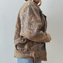 Load image into Gallery viewer, Newly Added: Genuine Leather Distressed Batwing Jacket